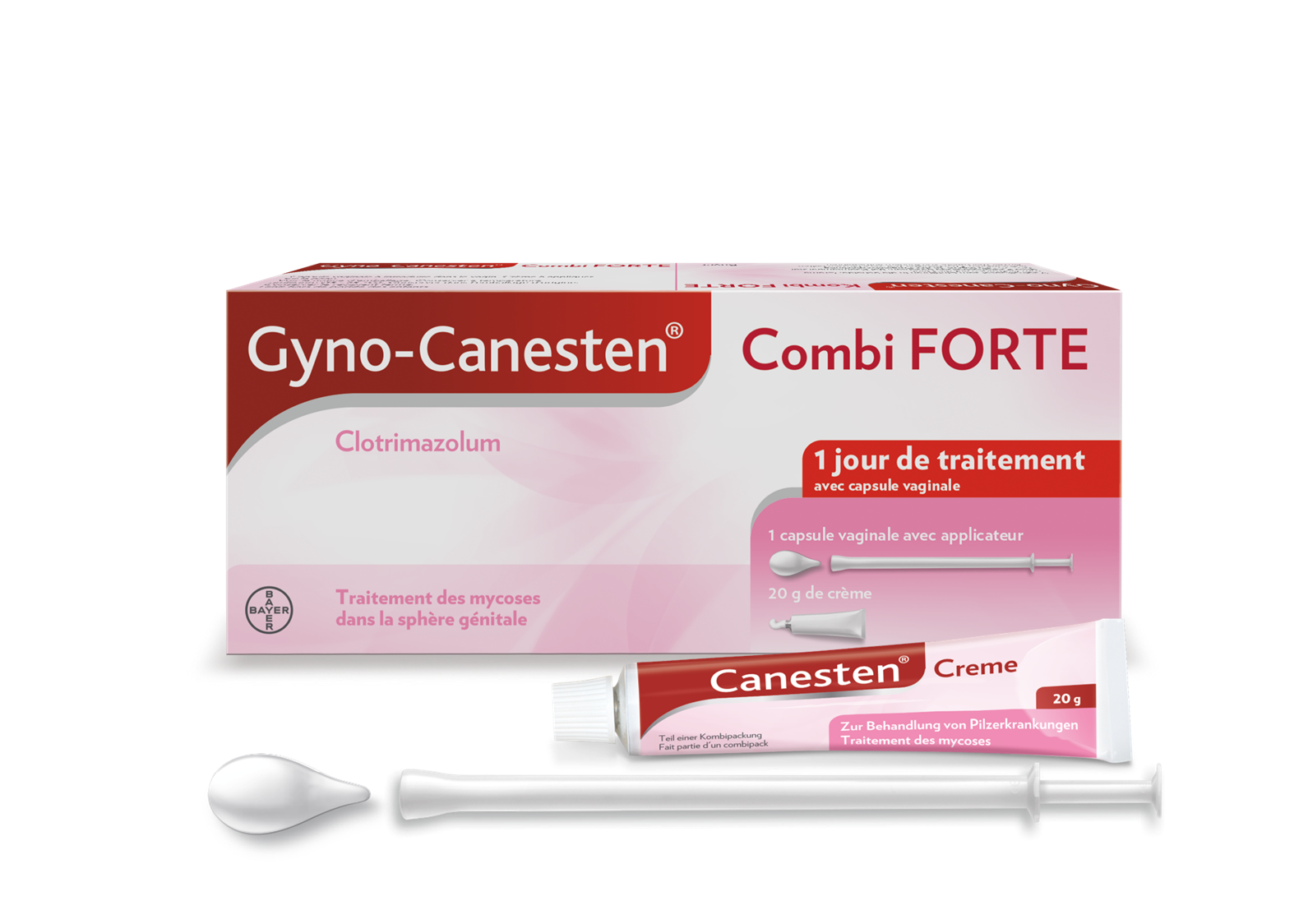 Gyno-Canesten® Combi FORTE 1 jour de traitement
